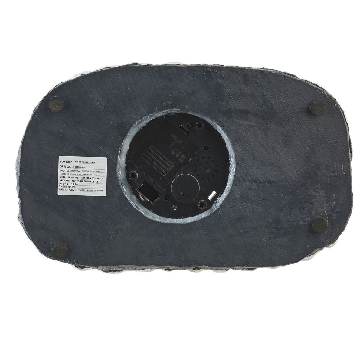 ACTUEL Village lumineux montgolfière h27cm