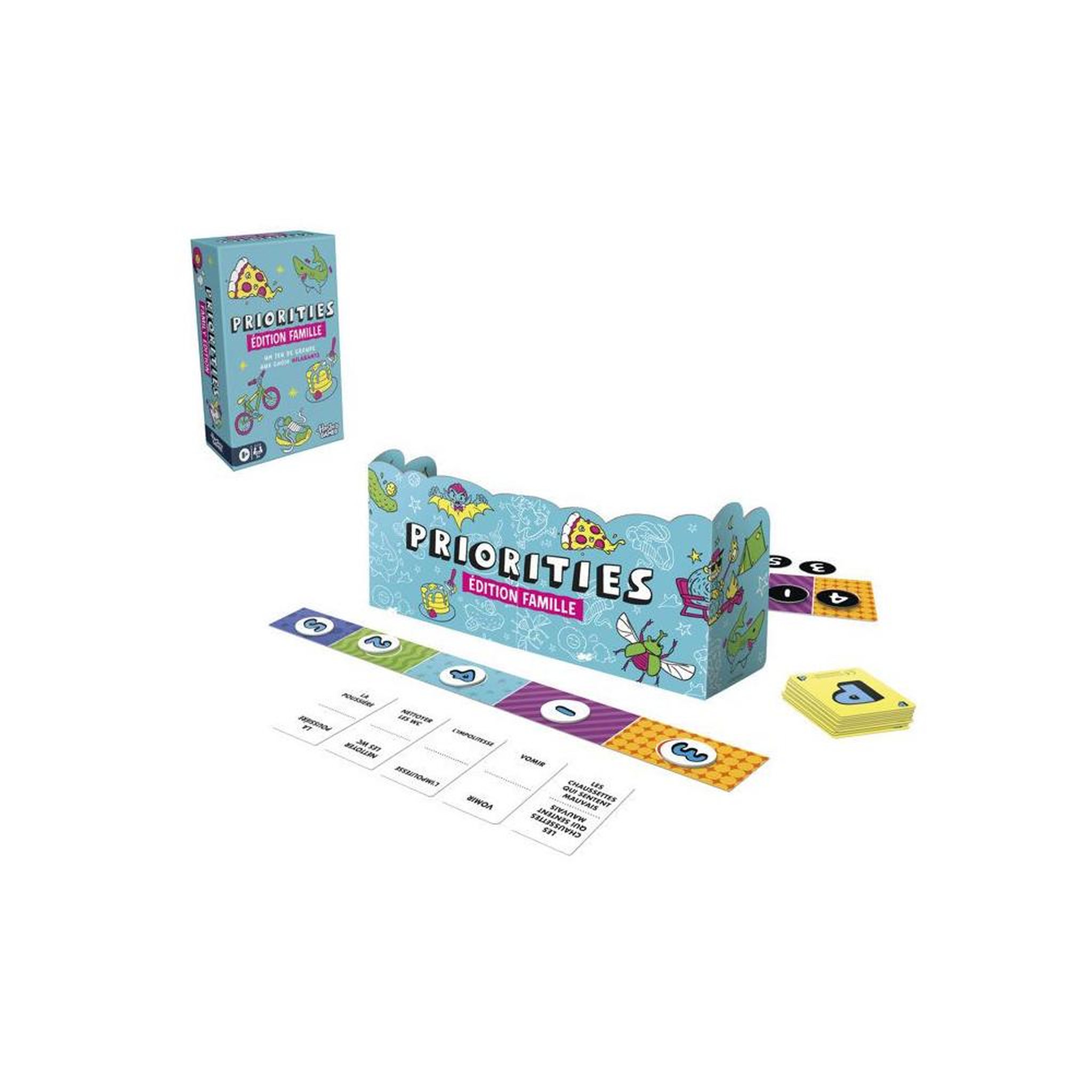 Voir la diapositive 3 : HASBRO Jeu de cartes de classement Priorities Family Edition