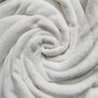 SOLEIL D'OCRE Couverture flanelle 180x220 cm CALIN blanc, par Soleil d'Ocre