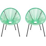 Habitat et Jardin Lot de 2 fauteuils de jardin  Ania  - Vert
