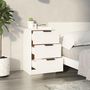 Voir la diapositive 3 : VIDAXL Table de chevet Blanc 40x36x65 cm