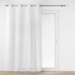 Paris Prix Rideau Voilage Jacquard  Ophelia  140x240cm Blanc