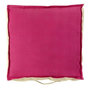 Voir la diapositive 3 : Paris Prix Coussin de Sol Jute  Belita  45x45cm Framboise