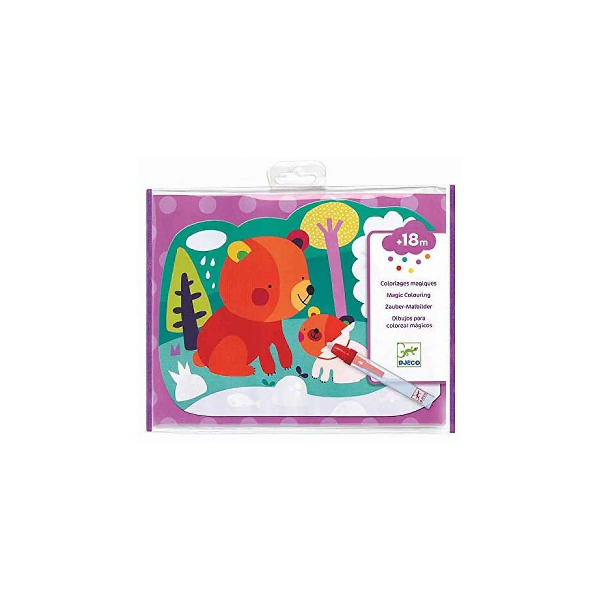 Djeco Coloriage a l eau cache dans les bois