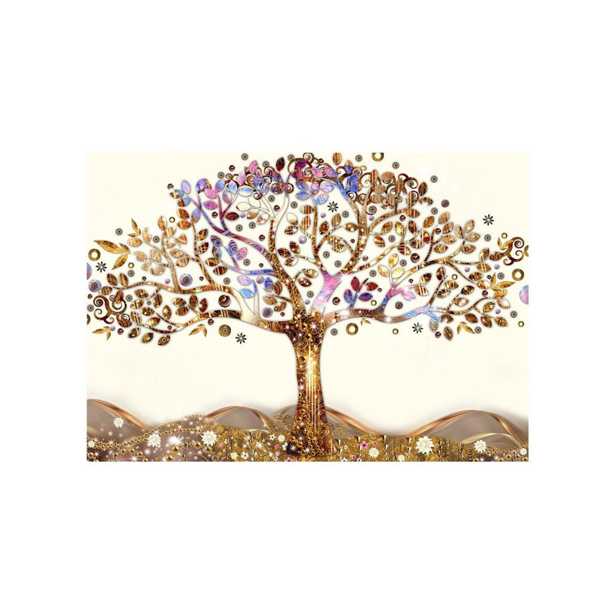 Paris Prix Papier Peint  Arbre Doré
