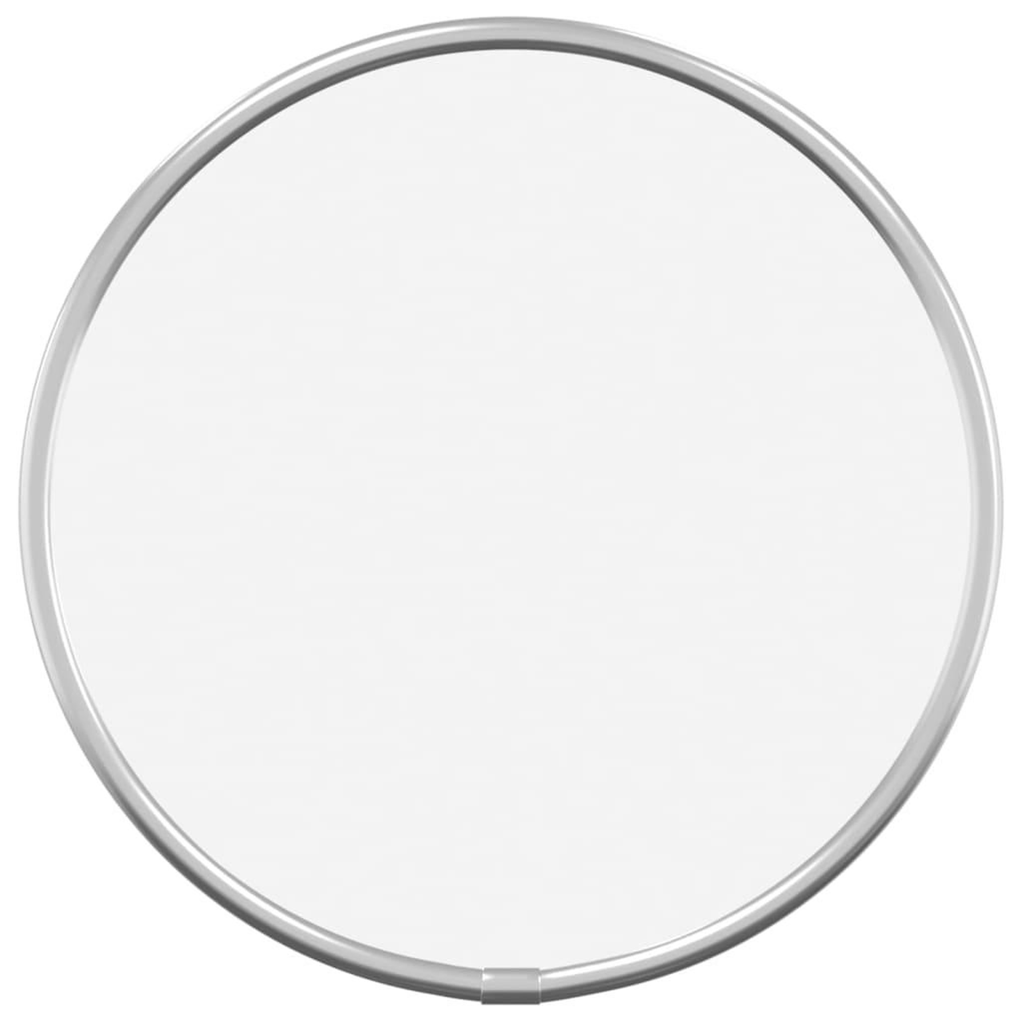 Voir la diapositive 2 : VIDAXL Miroir mural Argente Ø 20 cm Rond