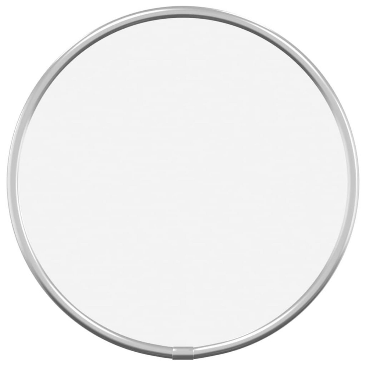 VIDAXL Miroir mural Argente Ø 20 cm Rond