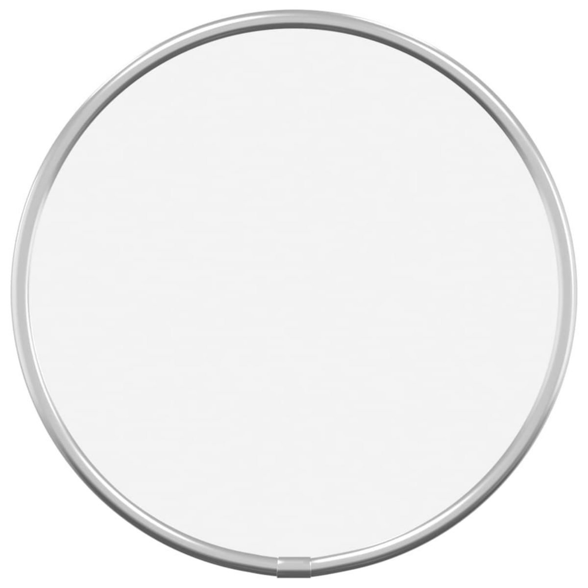 VIDAXL Miroir mural Argente Ø 20 cm Rond