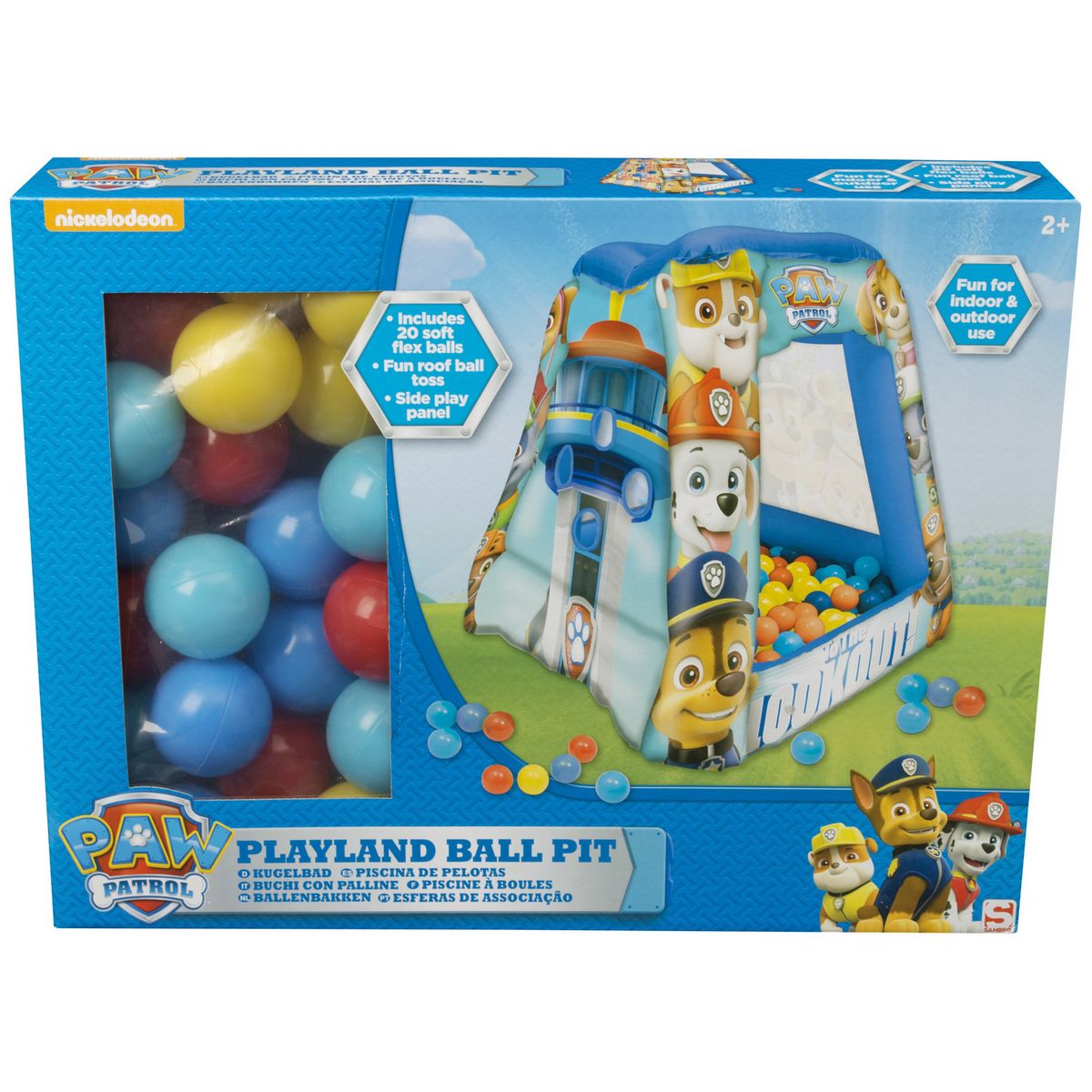 Piscine et tour à boules Pat Patrouille