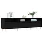 Voir la diapositive 3 : VIDAXL Meuble TV noir 150x30x44,5 cm bois d'ingenierie