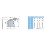 Voir la diapositive 3 : GROOM Ferme porte CLASSIQUE N5 Série 9 droit champ GROOM 705012