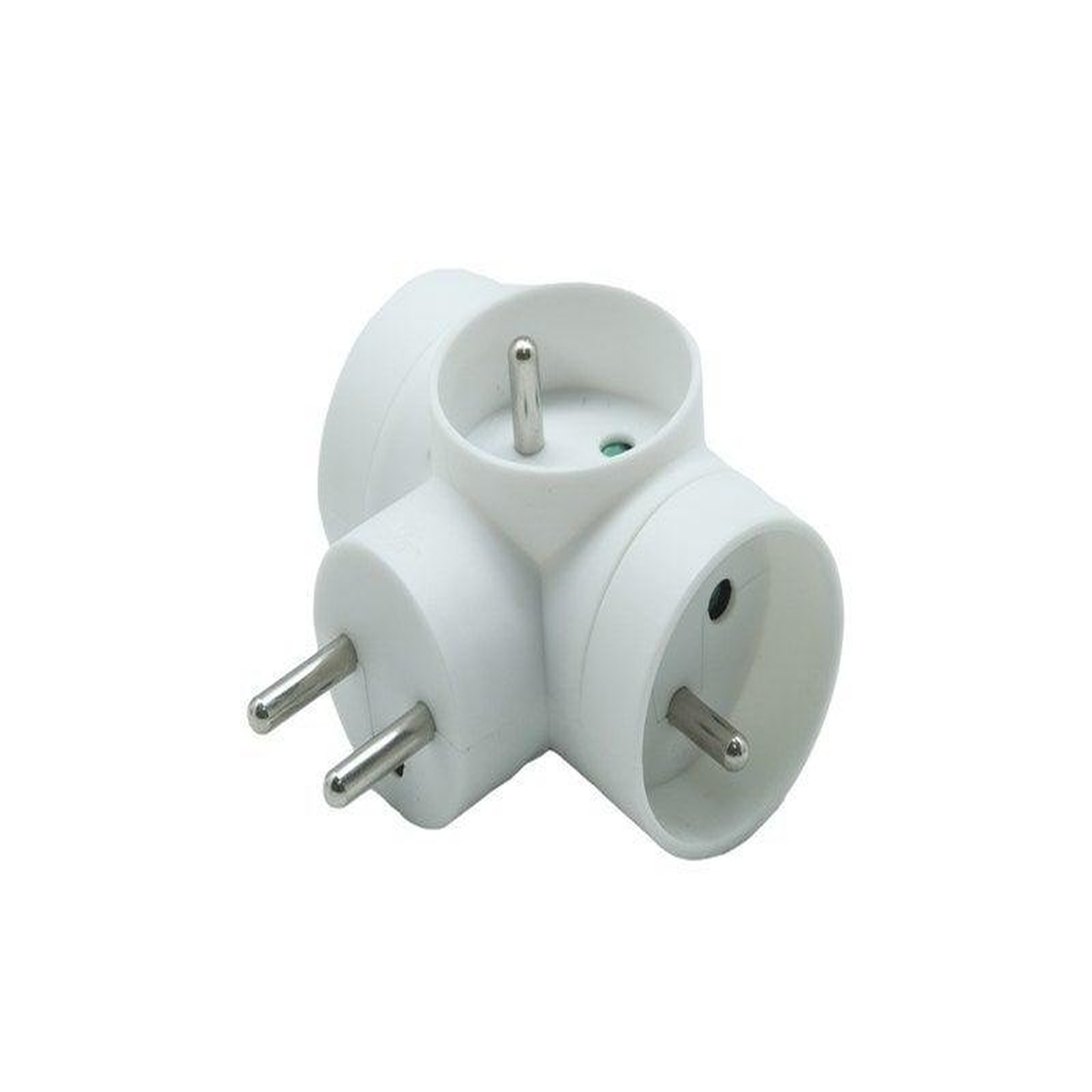 CENTRALE BRICO Bloc multiprise sans fil, 3 prises blanc