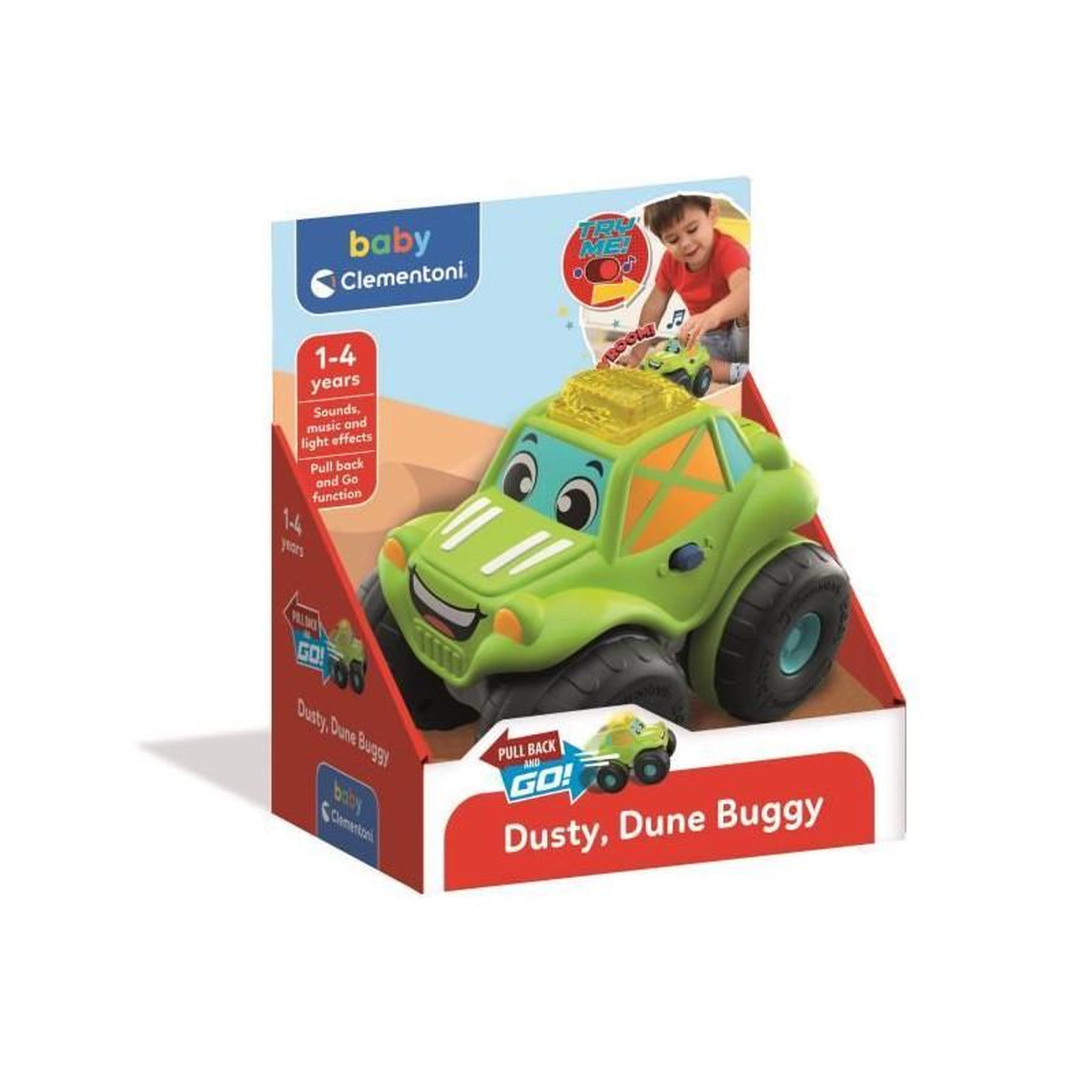 Voir la diapositive 5 : CLEMENTONI Buggy interactif Clementoni vert