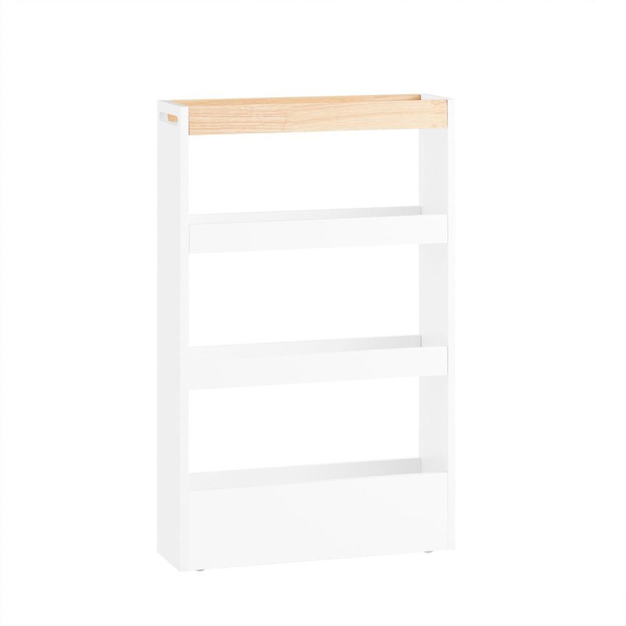 SOBUY SoBuy - Chariot De Cuisine à 3 étagères - Blanc - 50x15x80cm - Nordique - NSR12-W