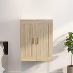 VIDAXL Armoire murale chene sonoma 69,5x32,5x90 cm bois ingenierie