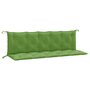 Voir la diapositive 2 : VIDAXL Coussins de banc de jardin lot de 2 vert melange tissu