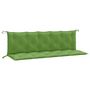 Voir la diapositive 2 : VIDAXL Coussins de banc de jardin lot de 2 vert melange tissu