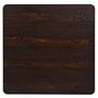 Voir la diapositive 4 : VIDAXL Table de bistro MDF et acier Carre 80 x 80 x 75 cm Frene fonce