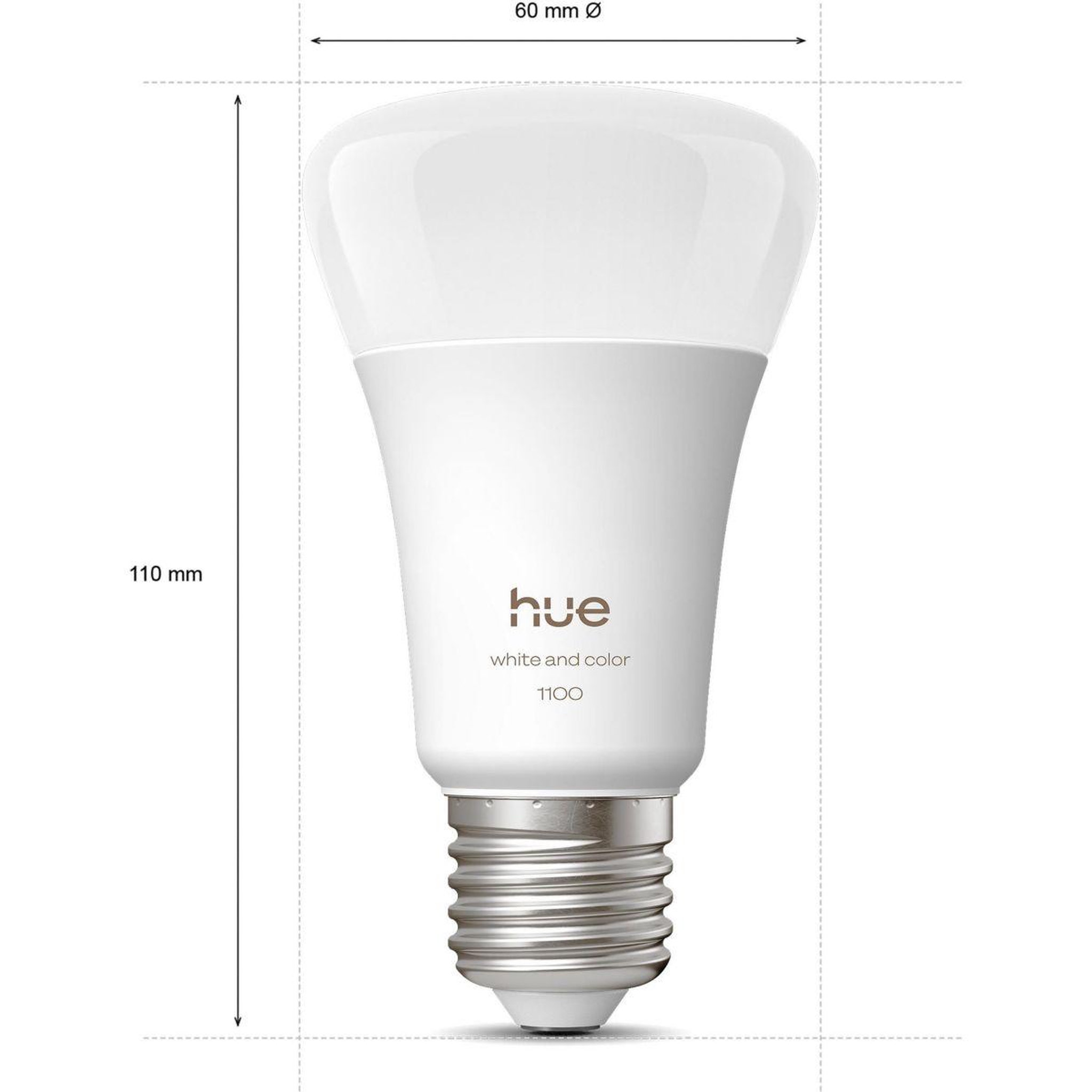 Voir la diapositive 3 : PHILIPS HUE Ampoule LED connectée E27 White&Color Ambiance 75W