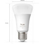 Voir la diapositive 3 : PHILIPS HUE Ampoule LED connectée E27 White&Color Ambiance 75W