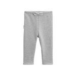 Petit Béguin Legging bébé en molleton ultra chaud Lilo. Coloris disponibles : Gris