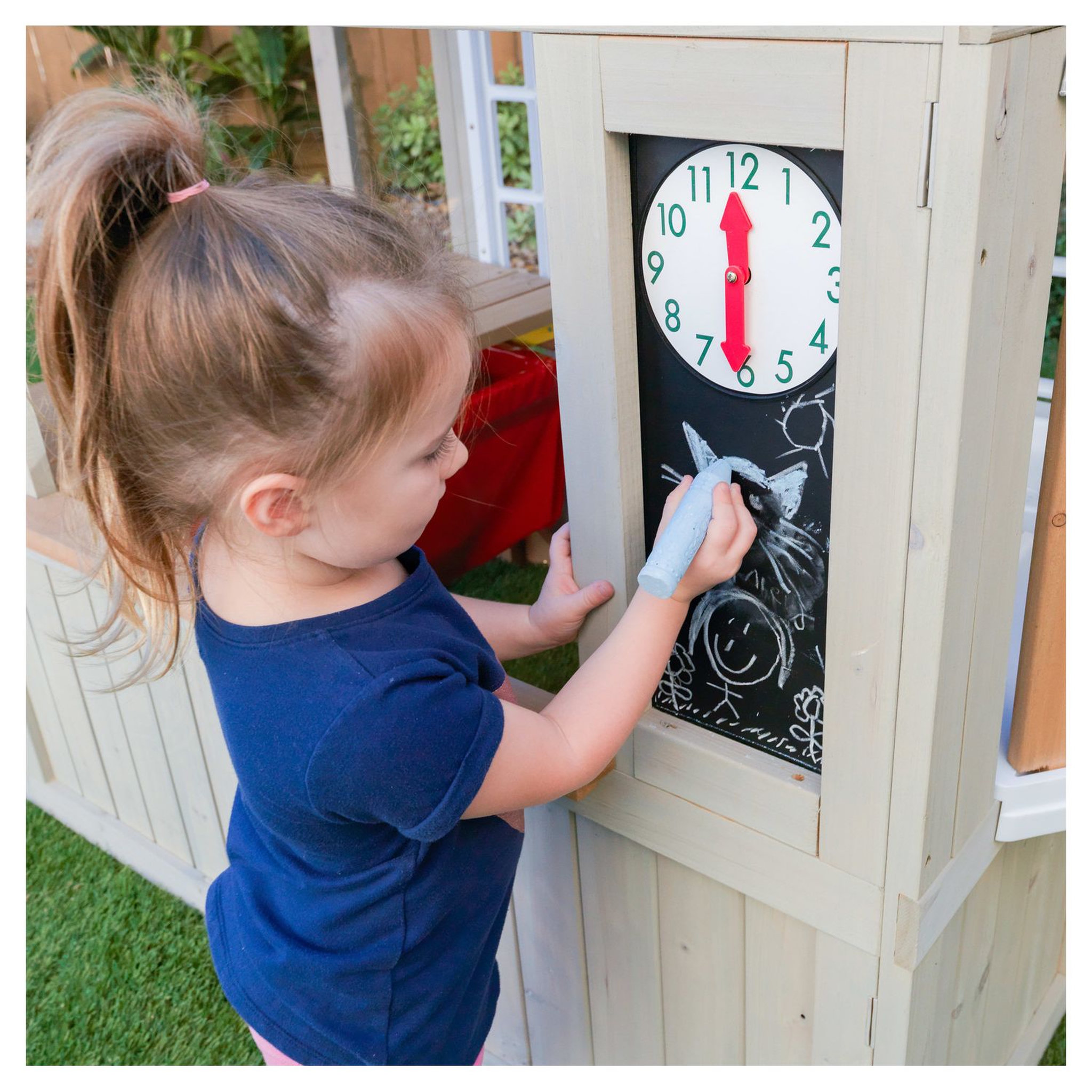 Voir la diapositive 8 : Kidkraft cabane de jardin enfant en bois Braewood 