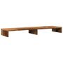 Voir la diapositive 2 : VIDAXL Support de moniteur vieux bois 100x27x10 cm bois d ingénierie