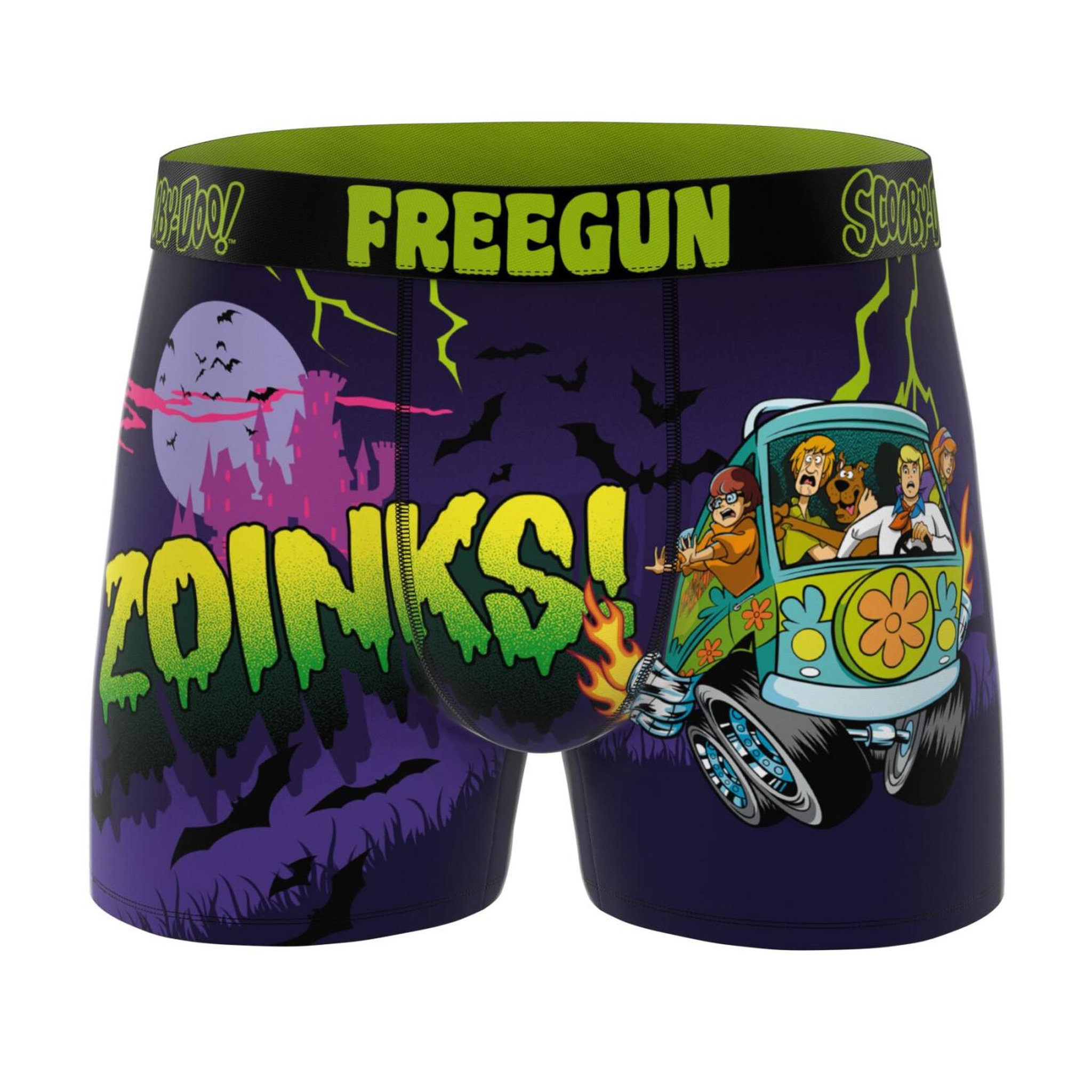 Voir la diapositive 5 : FREEGUN Lot de 3 boxers homme Scooby-Doo