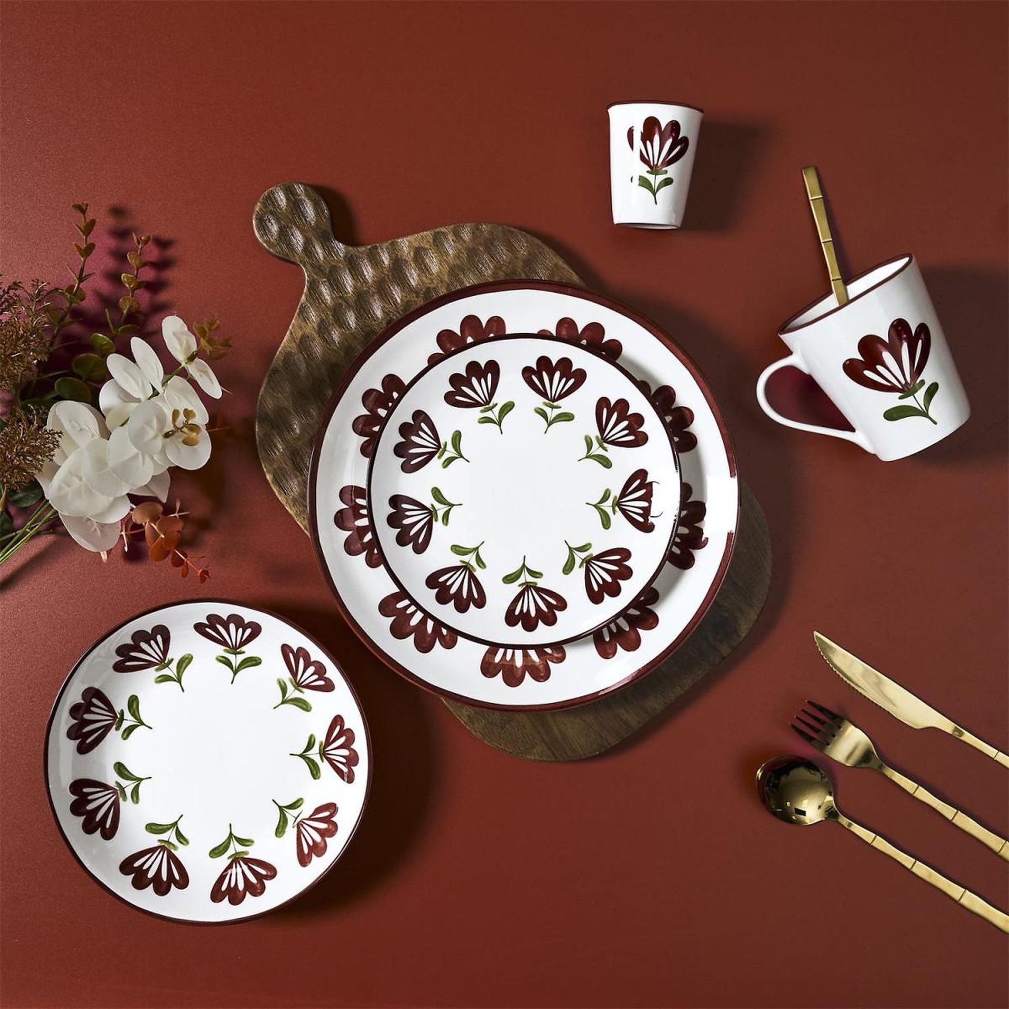 Voir la diapositive 4 : COOK CONCEPT Lot de 6 assiettes creuses  edith  19cm multicolore