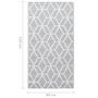 Voir la diapositive 6 : VIDAXL Tapis d'exterieur ARAKIL Gris 80x150 cm PP