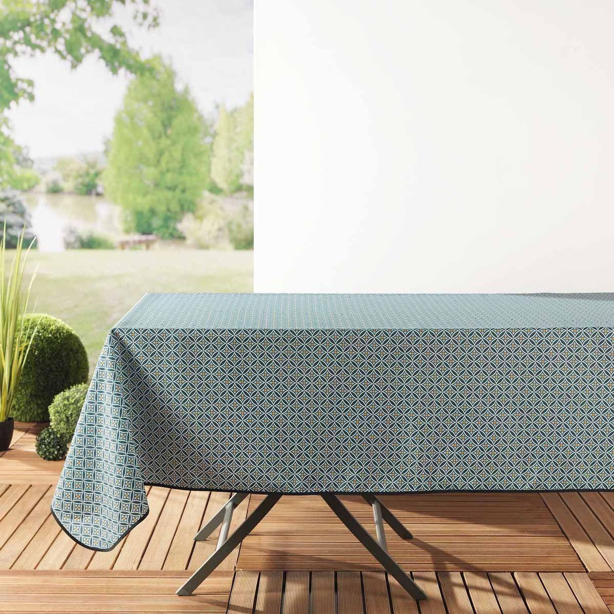 Paris Prix Nappe Antitache  Havana  150x240cm Kaki