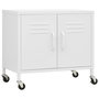Voir la diapositive 2 : VIDAXL Armoire de rangement Blanc 60x35x56 cm Acier