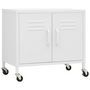 Voir la diapositive 2 : VIDAXL Armoire de rangement Blanc 60x35x56 cm Acier
