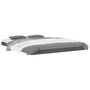 Voir la diapositive 3 : VIDAXL Cadre de lit sans matelas gris 140x190 cm bois de pin massif
