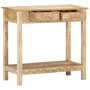 Voir la diapositive 3 : VIDAXL Table console 80x35x74 cm Bois de manguier massif