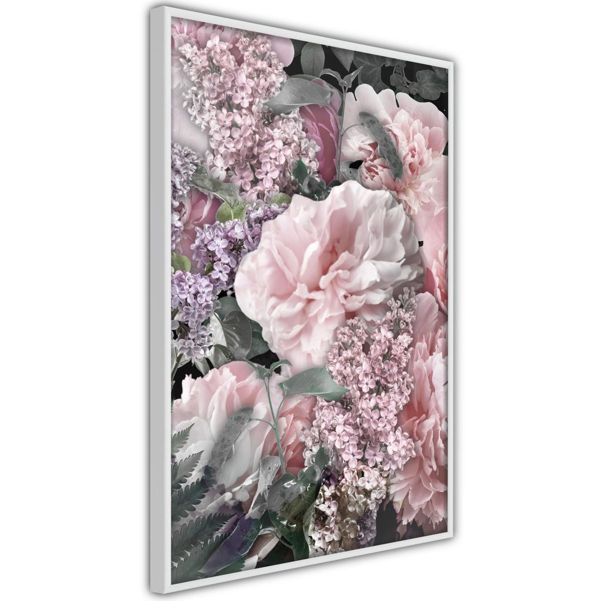 Paris Prix Affiche murale encadrée  floral life