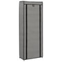 Voir la diapositive 3 : VIDAXL Armoire a chaussures avec housse Gris 57x29x162 cm Tissu