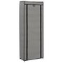 Voir la diapositive 3 : VIDAXL Armoire a chaussures avec housse Gris 57x29x162 cm Tissu