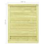 Voir la diapositive 6 : VIDAXL Portail de jardin Bois de pin impregne 125x100 cm