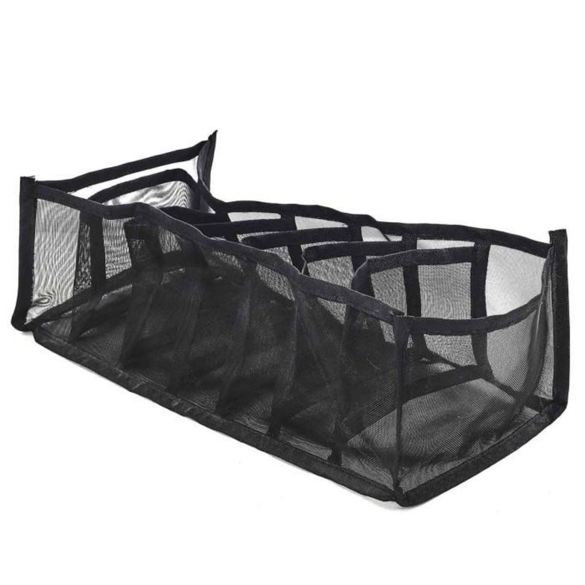 Paris Prix Rangement Vêtements  7 Compartiments  36cm Noir