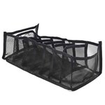 Paris Prix Rangement Vêtements  7 Compartiments  36cm Noir