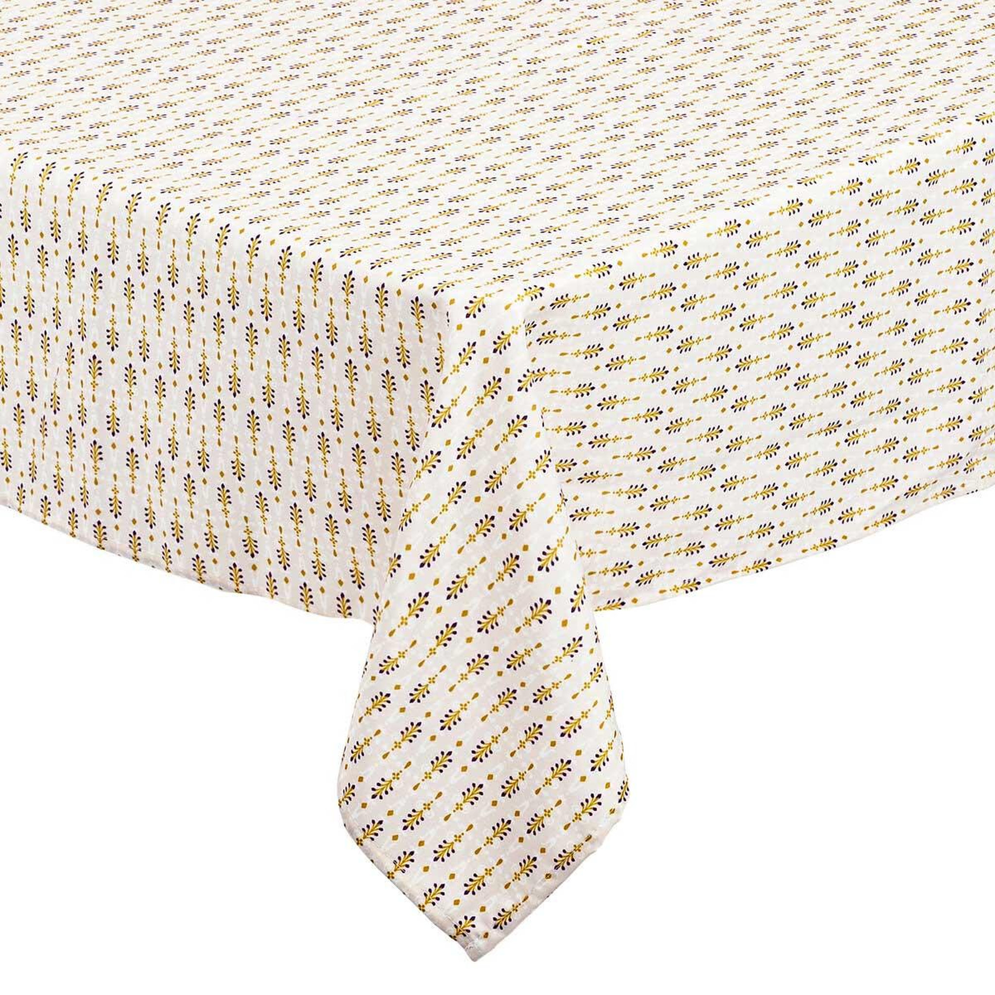 ATMOSPHERA Nappe antitache imprimé  peduru  140x240cm beige