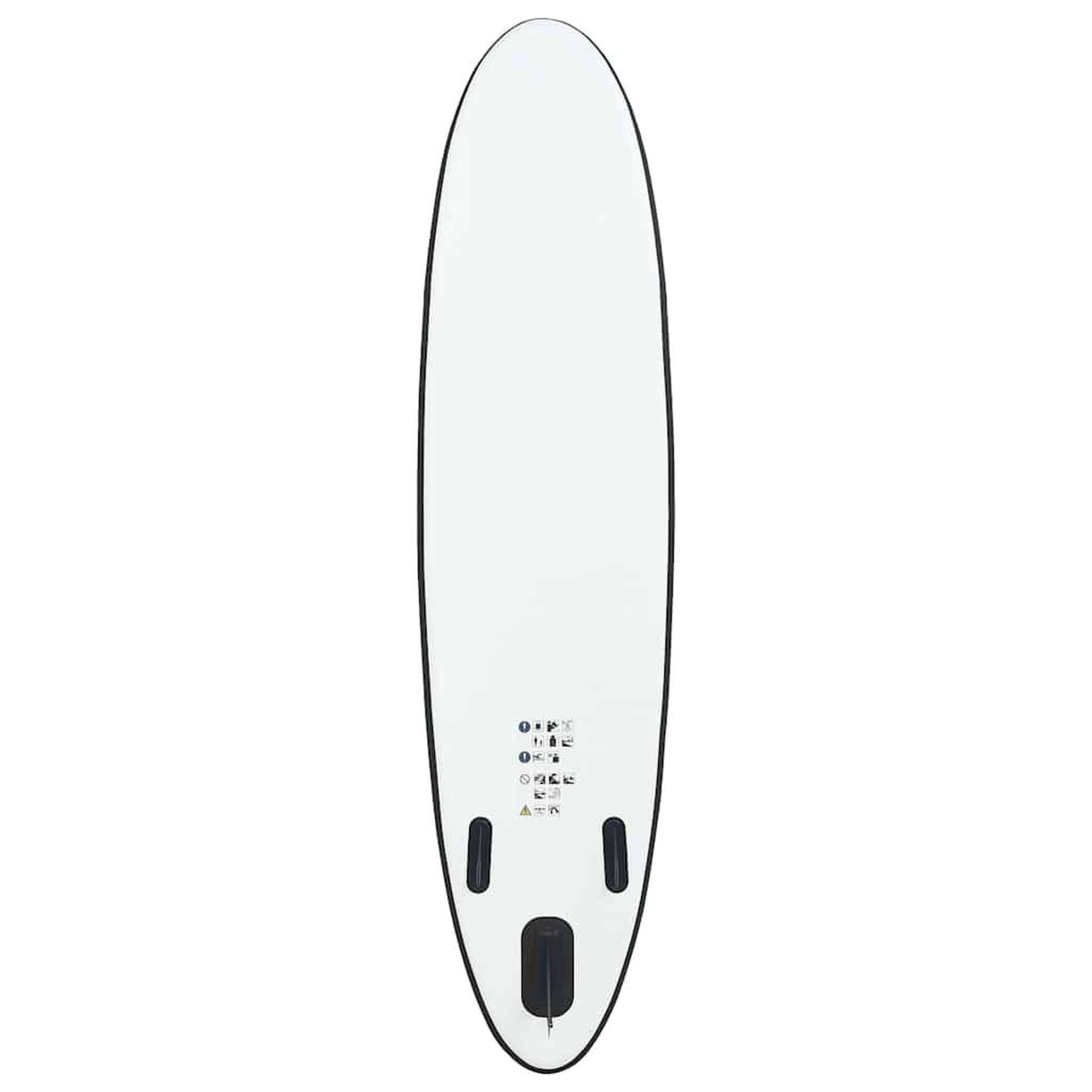 Voir la diapositive 4 : VIDAXL Ensemble de planches sup gonflables noir et blanc