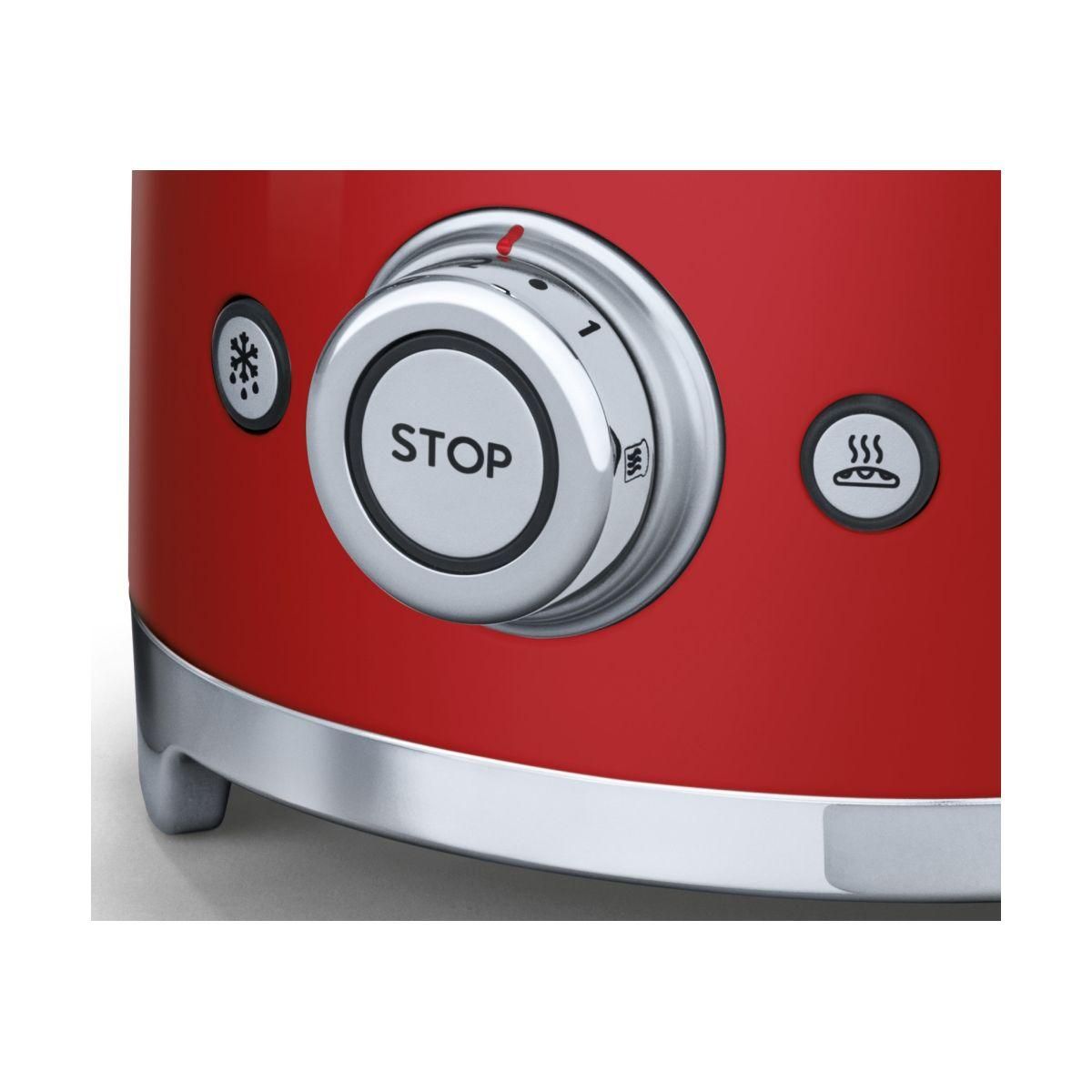 SMEG Grille-pain TSF01RDEU Rouge