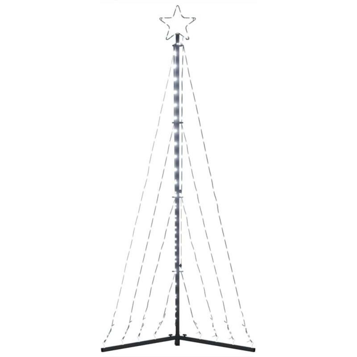 VIDAXL Guirlande de sapin de Noël 339 LED blanc froid 182 cm