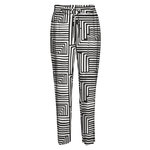 Vero Moda Pantalon fluide Noir/Blanc Femme Vero Moda  Joy. Coloris disponibles : Noir