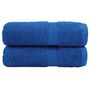 Voir la diapositive 1 : VIDAXL Serviettes d invité de qualité supérieure SOLUND 2 pcs bleu