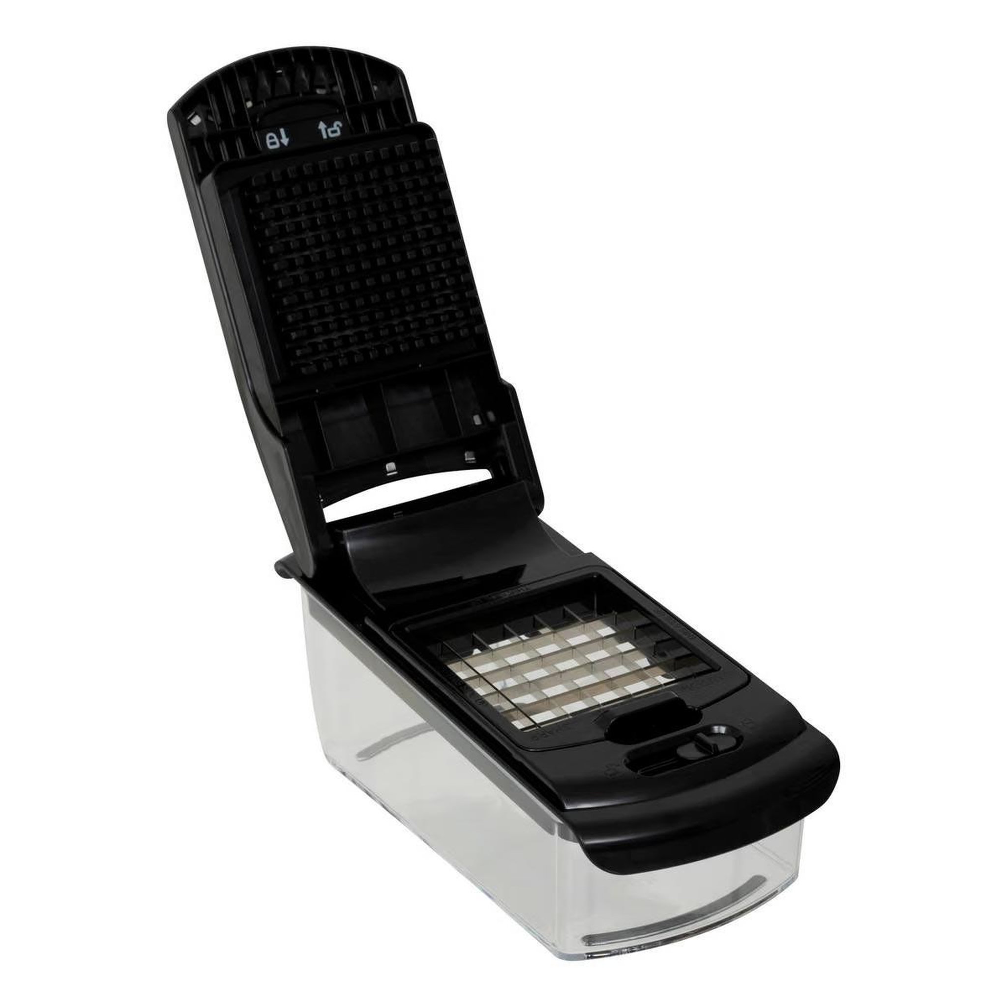 Voir la diapositive 2 : FIVE Mandoline à multi-découpes  silver pro  27cm noir