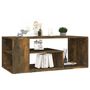 Voir la diapositive 5 : VIDAXL Table basse Chene fume 100x50x40 cm Bois d'ingenierie