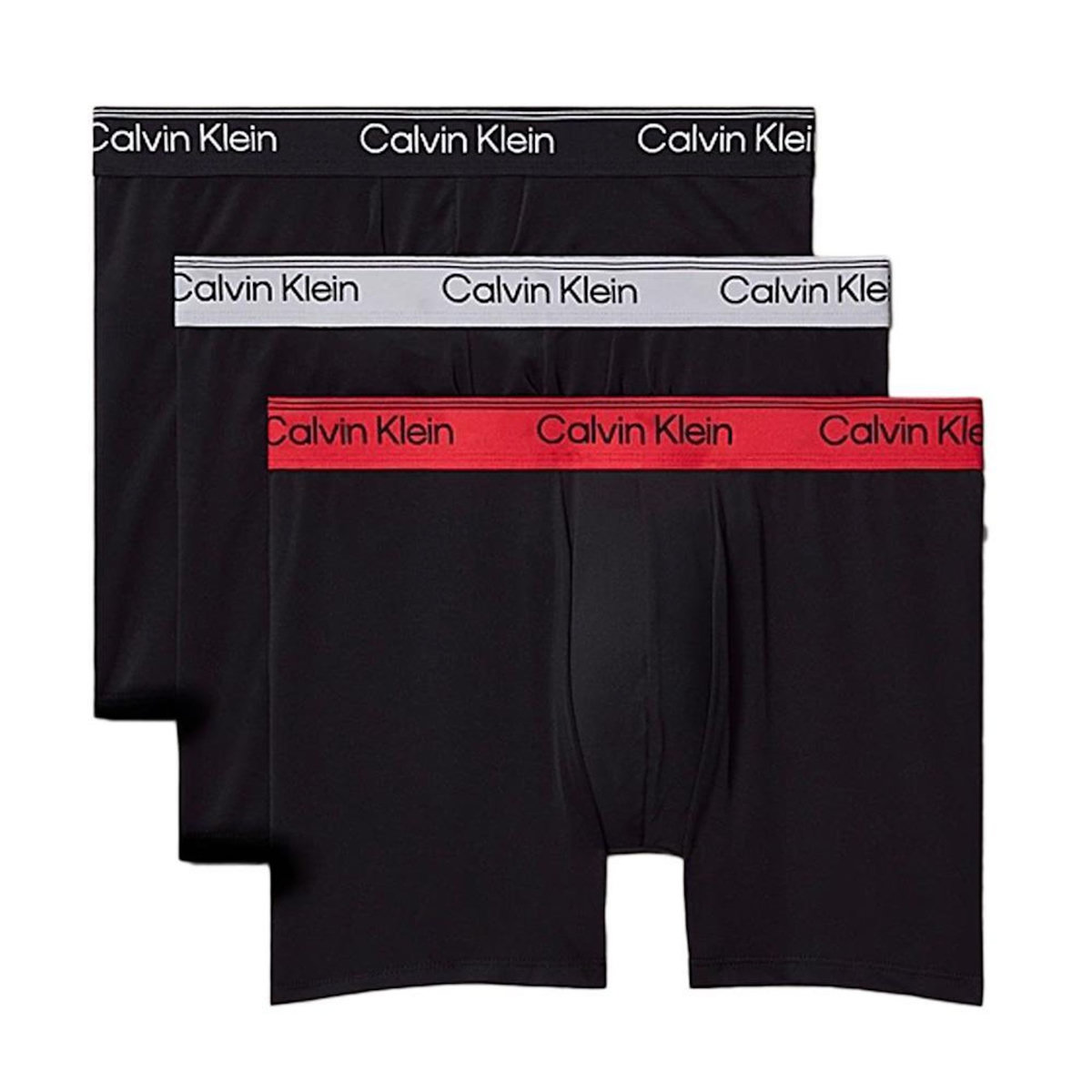 CALVIN KLEIN JEANS X3 Boxers /Rouge Calvin Klein Jeans Boxer Brief